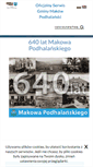 Mobile Screenshot of makow-podhalanski.pl